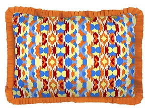 Lisa Corti Pillow Cover 35 X50 Malmal Jaquikat Cobalt 35 X50