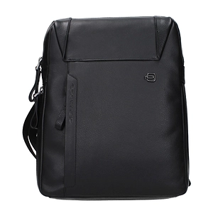 Piquadro Crossbody Bags Black Leather