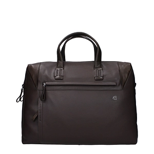 Piquadro Work Bags Men Leather Brown/Dark Brown