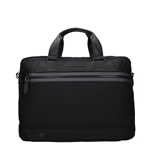 Piquadro Work Bags Men Recycled Nylon Black