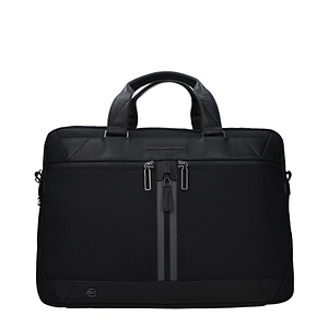 Piquadro Work Bags Men Recycled Nylon Black