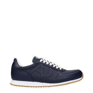 Armani Jeans Sneakers Leather Blue