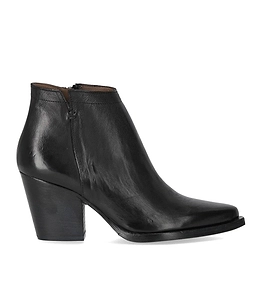 Duccio Del Duca Black Texan Ankle Boot