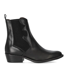 Duccio Del Duca Black Texan Bootie