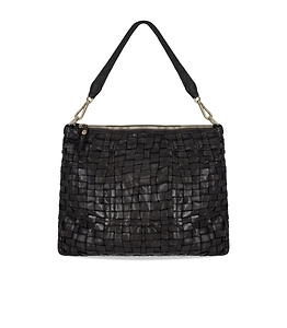 Campomaggi Carla L Black Shoulder Bag