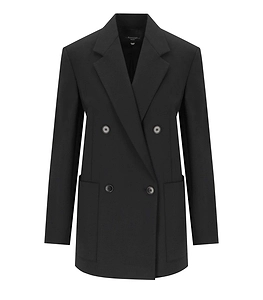 Max Mara Weekend Veloce Black Double Breasted Blazer