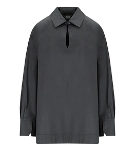 Mm Max Mara Abano Grey Blouse