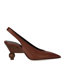 Max Mara Weekend Arito Brown Slingback Pump