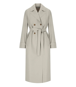 Mm Max Mara Cedro Light Beige Trench Coat