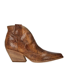 Elena Iachi Tobacco Texan Ankle Boot