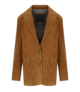 Myskin Camel Single Breasted Blazer