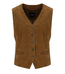 Max Mara Weekend Vetusta Brown Vest
