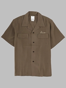 Visvim Camicia A Manica Corta Con Logo