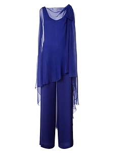 Alberta Ferretti Jumpsuit In Misto Seta