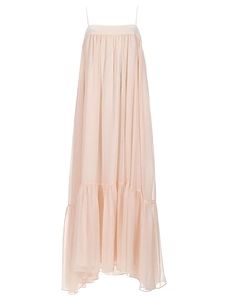 Rotate Birger Christensen Abito Midi In Chiffon