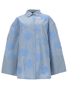 Rotate Birger Christensen Camicia Oversize Con Dettoglio Floreale