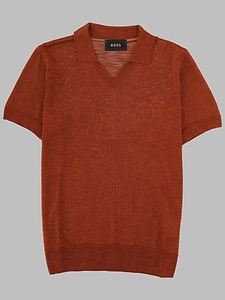 Boss Camel Polo In Seta Naden