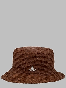 Vivienne Westwood Cappello In Rafia Bucket