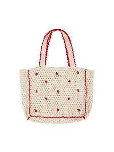 Emile & Ida Tote Bag Crochet Fleurs