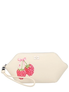 Ganni Make Up Con Stampa Raspberry Bou