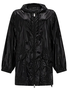 Laminar Parka Corto Con Cappuccio