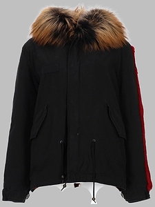 Mr & Mrs Italy Fur Patches Parka