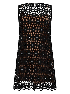 Michael By Michael Kors Mini Abito In Crochet
