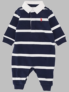 Polo Ralph Lauren Rugby Stripe One Piece Coverall