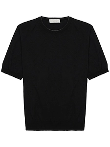 Luigi Gentile Maglia In Cotone A Manica Corta