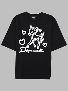 Dsquared T Shirt Con Stampa E Logo