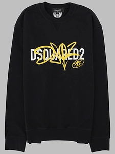 Dsquared Felpa Cool Fit Graffiti