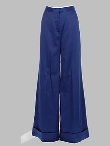 Self Portrait Pantalone Ampio In Raso