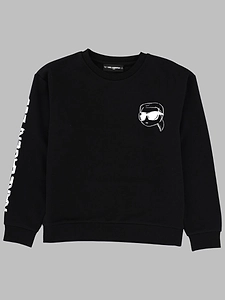 Karl Lagerfeld Felpa Con Stampe