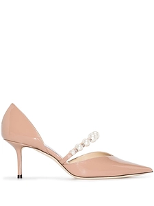 Jimmy Choo Aurelie Glittered Pumps