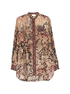 Pierre Louis Mascia Printed Silk Shirt