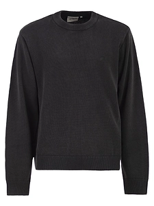 Carhartt Cotton Crew Neck Jumper With Embroidered Logo