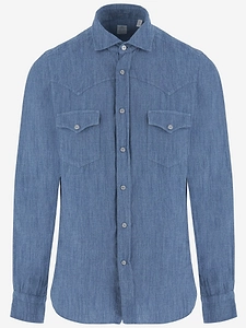 Finamore Cotton And Linen Shirt