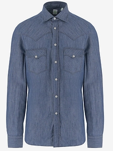 Finamore Cotton And Linen Shirt