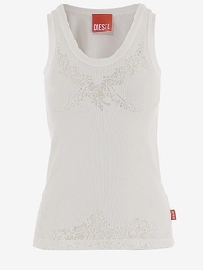 Diesel X Tinder Tank Top With Sheer Detailing