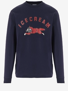 Icecream Cotton Shirt With Logo