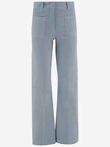 Ql2 Donna Stretch Cotton Velvet Pants