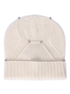 Kangra Cashmere Cappello Losanghe Ricamo Caboucon