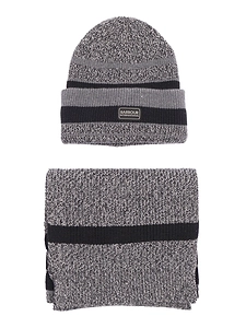 Barbour Boston Beanie & Scarf Gift Set