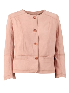 Bully Woman Goat Suede Leather Jacket