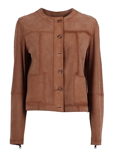 Drows Woman Goat Suede Leather Jacket