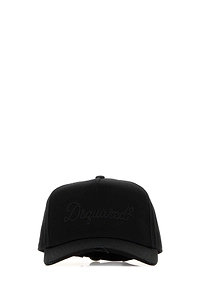 Dsquared Black Cotton Baseball Cap