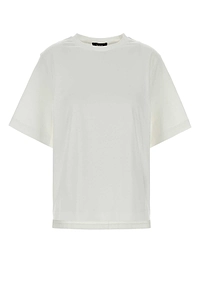 Herno Laminar White Cotton Oversize T Shirt