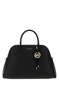 Michael By Michael Kors Black Leather Freddie Shopping Bag