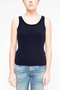 La Rose La Rose Canotta Cash Blu Navy