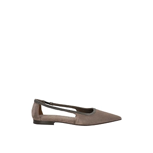 Brunello Cucinelli Suede Flats